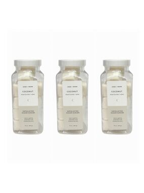 Anthropologie X Joon x Moon Exfoliating Sugar Scrubs - 10 oz - Coconut - 3 Count